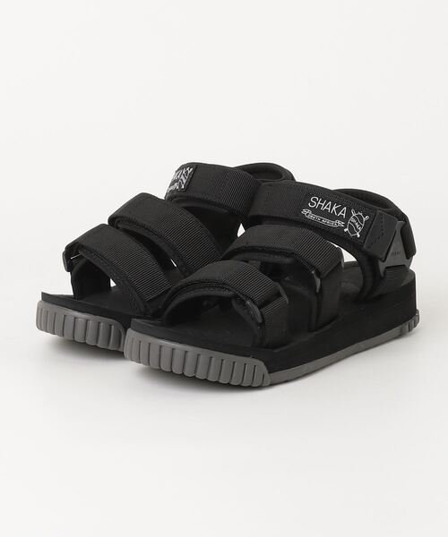 新品未使用　SOKAH SHOES ブラック フラットサンダル SHAKA 「SHAKA」 フラットサンダル 60 ブラック レディース