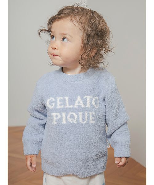 gelato pique ベビー 「BABY」エアリーモコロゴプルオーバー