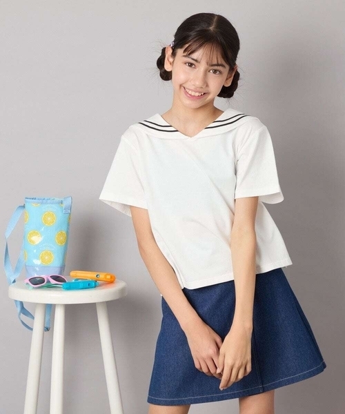 a.v.v tシャツ 「120-160」「接触冷感/ジメジメ対策」セーラー