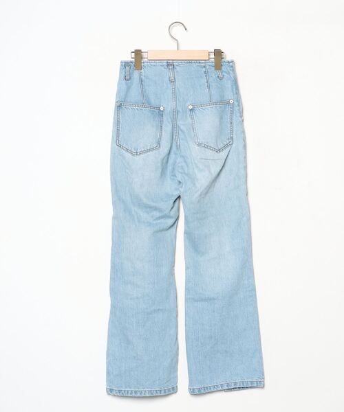 「PAGEBOY」 加工デニムパンツ M ブルー レディース