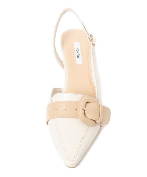 「R&E」 ヒールサンダル 23cm ブラック レディース_画像4