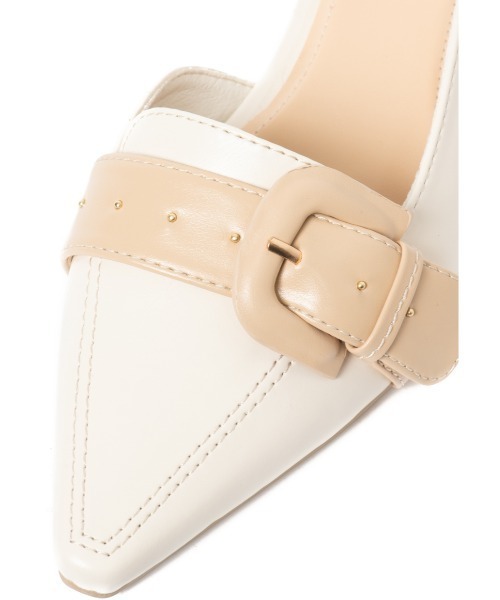 「R&E」 ヒールサンダル 23cm ブラック レディース_画像6