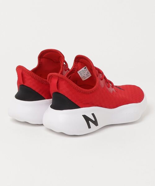 「New Balance」 ローカットスニーカー 23.5cm レッド メンズ_画像2