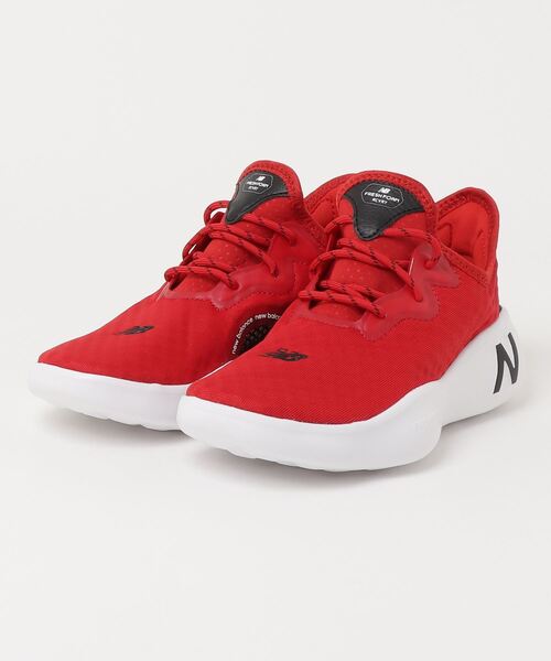 「New Balance」 ローカットスニーカー 23.5cm レッド メンズ_画像5