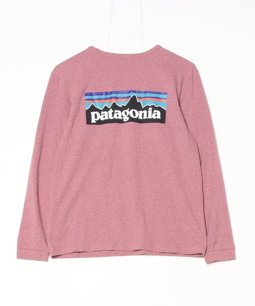 「patagonia」 長袖Tシャツ S ピンク メンズ
