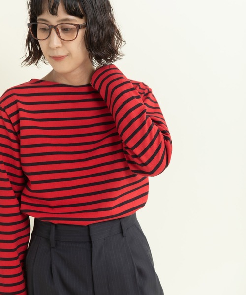 CHILD WOMAN（チャイルドウーマン） tシャツ 16/2空紡糸ボーダー 製品