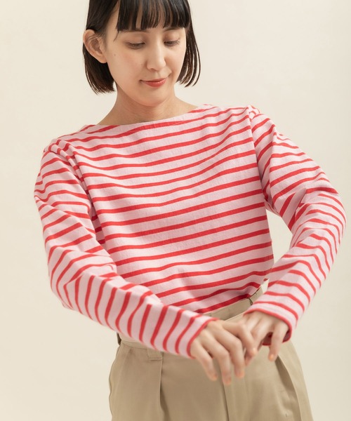 CHILD WOMAN（チャイルドウーマン） tシャツ 16/2空紡糸ボーダー 製品