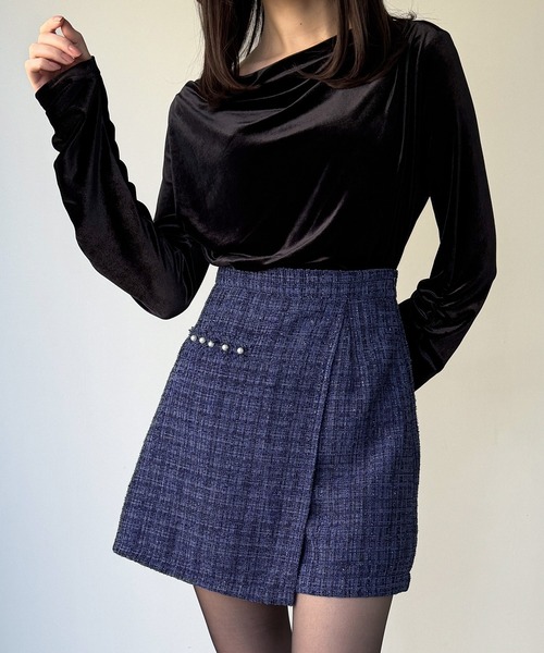 最終31日迄の出品✴︎ルネ　スカート34（2025） ルネrene◇マリア社ツイードスカート34 - メルカリ