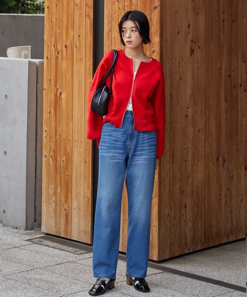 MONO-MART ジーンズ デニム デニムパンツ ヴィンテージライク ハイ