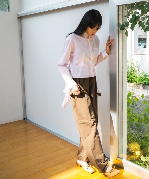 ワイドパンツ カーゴパンツ 「soduk」parachute wide trousers