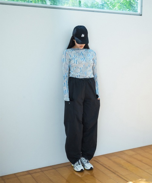 ワイドパンツ カーゴパンツ 「soduk」parachute wide trousers