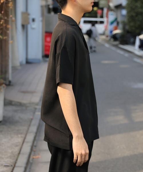 「ROOPTOKYO」 半袖シャツ L ブラック メンズ_画像4