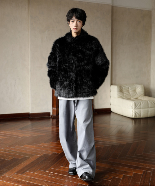 NEOS（KOKUYO） ブルゾン アウター 「neos」ルーズシルエット フェイク