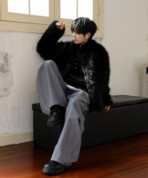 NEOS（KOKUYO） ブルゾン アウター 「neos」ルーズシルエット フェイク