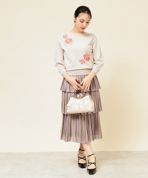 SunaUna（スーナウーナ） ニット セーター 「SS〜Lサイズ展開／手刺繍