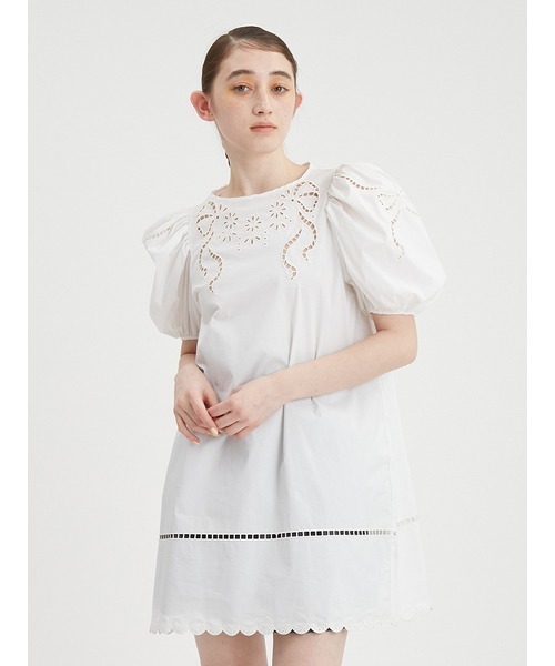 FURFUR（ファーファー） 半袖ワンピース FREE ブルー レディース