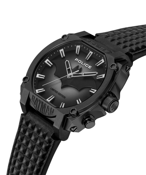 POLICE（ポリス） 「batman」アナログ腕時計 FREE ブラック×ゴールド