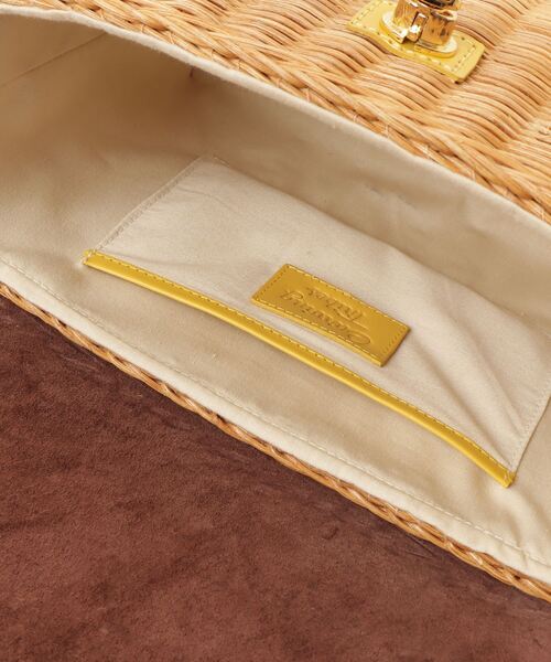 「CARVING TRIBES」 かごバッグ FREE イエロー レディース_画像4