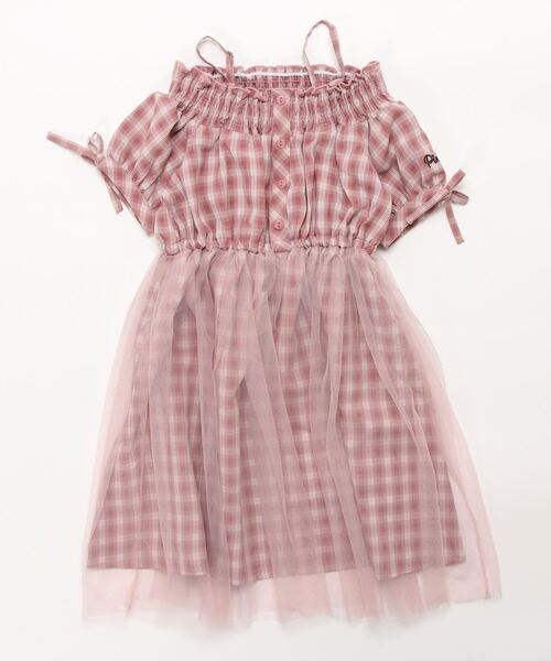 「PINKHUNT」 「KIDS」半袖ワンピース 130cm ブラック キッズ_画像5
