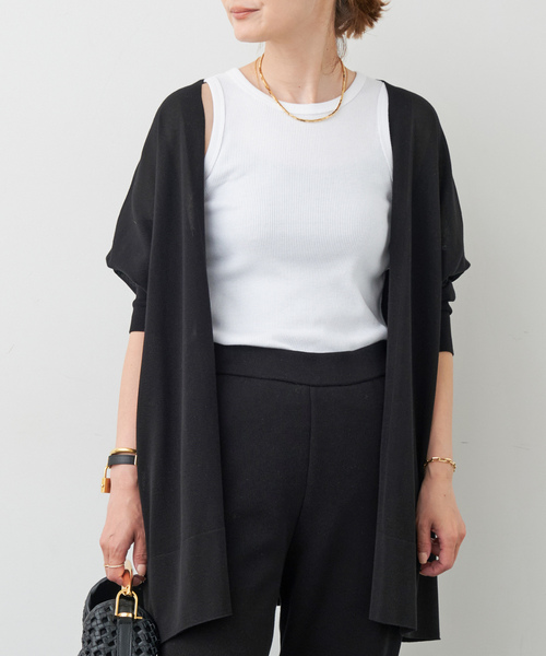 【極美品】MUSE Deuxieme Classe　ニットカーディガン 36 S MUSE de Deuxieme Classe 「MUSE classe」 ニットカーディガン