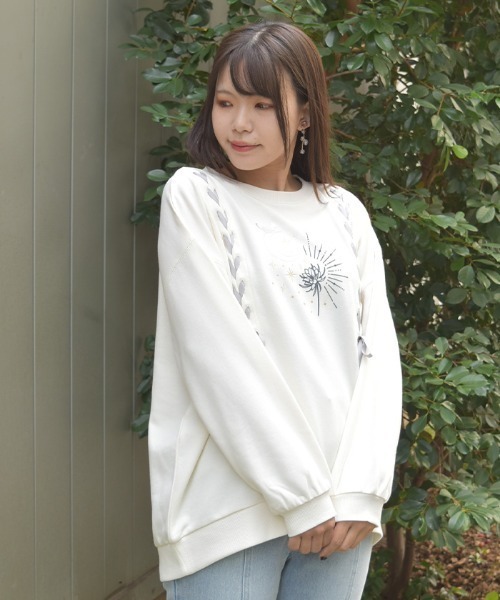 axes femme（アクシーズ ファム） tシャツ 編み上げアソート柄