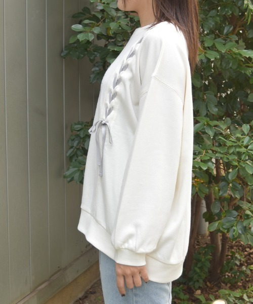 axes femme（アクシーズ ファム） tシャツ 編み上げアソート柄
