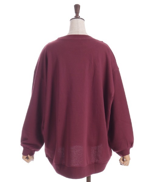 tシャツ 編み上げアソート柄トレーナー レディース | axes femme | 19