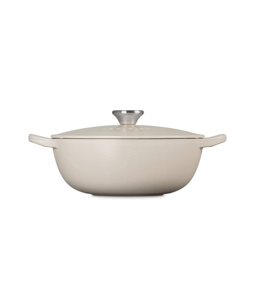 ルクルーゼ　マルミット 22cm ブリオッシュ (シルバーツマミ) Le Creuset（ル・クルーゼ） 鍋 マルミット 22cm ブリオッシュ