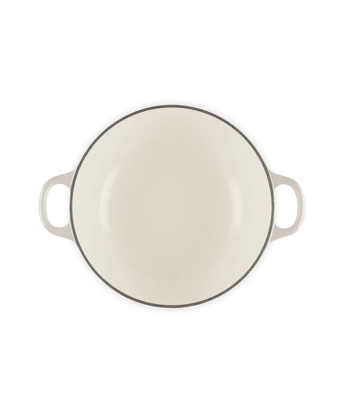 ルクルーゼ マルミット 22cm ブリオッシュ (シルバーツマミ