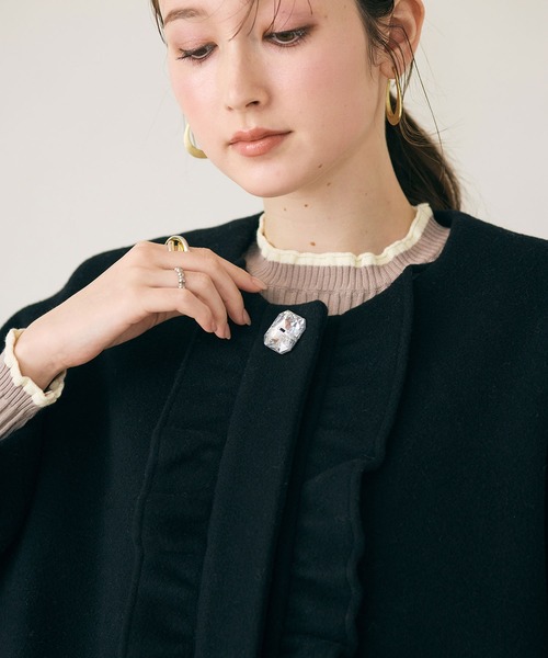 Audie a Muses（オーディア ミューズ） ノーカラーコート コート