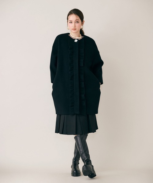 Audie a Muses（オーディア ミューズ） ノーカラーコート コート