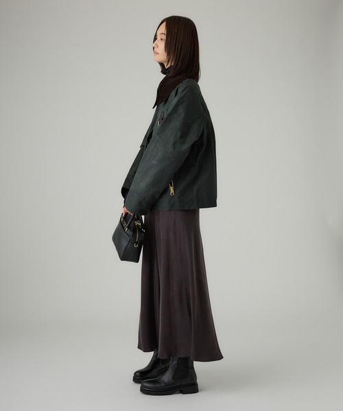 Barbour バブアー コート ショート ミリタリー レディース カーキM美品 Barbour（バブアー） コート アウター 「26SS新作」別注「Barbour