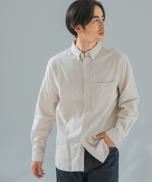 「URBAN RESEARCH ROSSO MEN」 長袖シャツ LARGE アイボリー メンズ_画像3