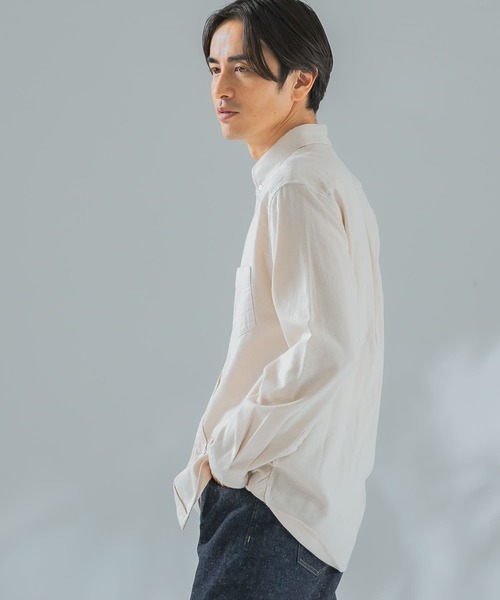 「URBAN RESEARCH ROSSO MEN」 長袖シャツ LARGE アイボリー メンズ_画像7