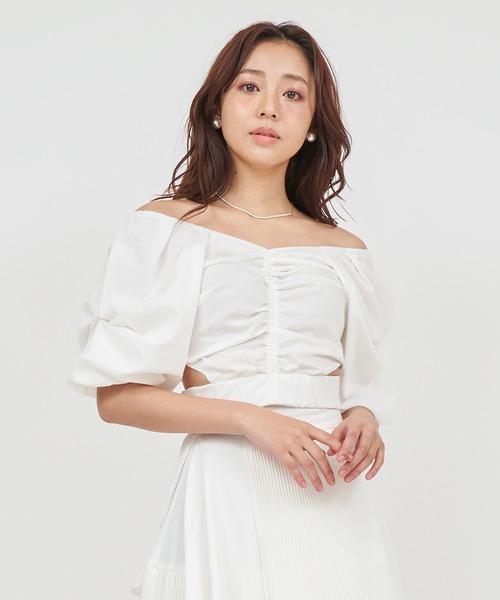 「ROYAL PARTY」 7分袖ブラウス FREE ブラック レディース_画像4