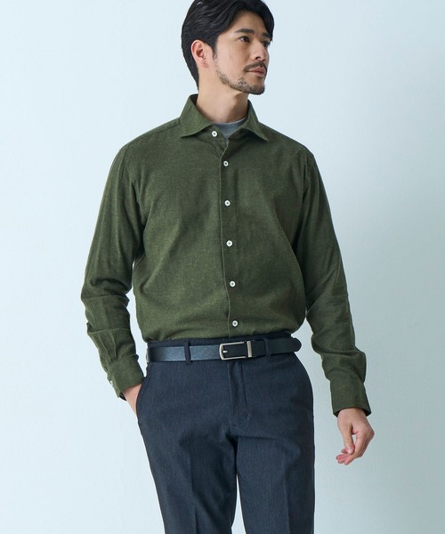 【む出品】 TETE HOMME（テット オム） シャツ 「WEB限定」ライトフランネル