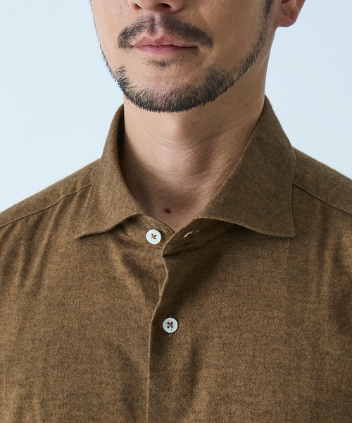 TETE HOMME（テット オム） シャツ 「WEB限定」ライトフランネル