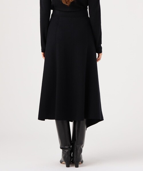 「TOMORROWLAND collection」 フレアスカート 34 ネイビー レディース_画像5