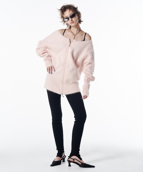 JOSE MOON（ジョゼムーン） カーディガン ZIP UP CARDIGAN/ジップ