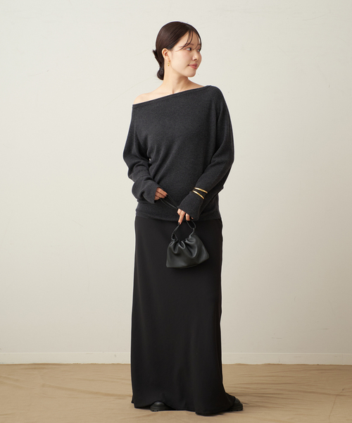 Plage off shoulder slit ニット plage（プラージュ）の「Off shoulder slit ニット（ニット/セーター