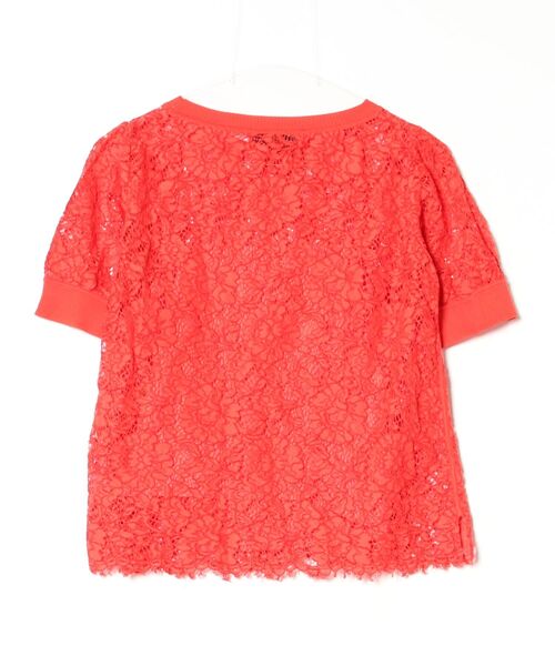 「JILL STUART」 半袖ブラウス MEDIUM レッド レディース_画像2