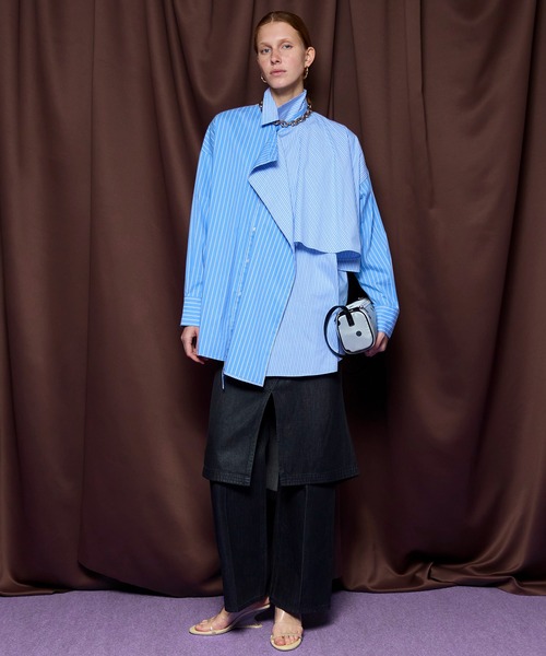 MAISON SPECIAL（メゾンスペシャル） ブラウス シャツ Asymmetrical