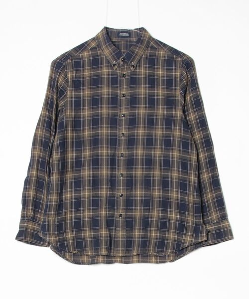 紺色チェック JOURNAL STANDARD（ジャーナルスタンダード） チェック柄長袖シャツ