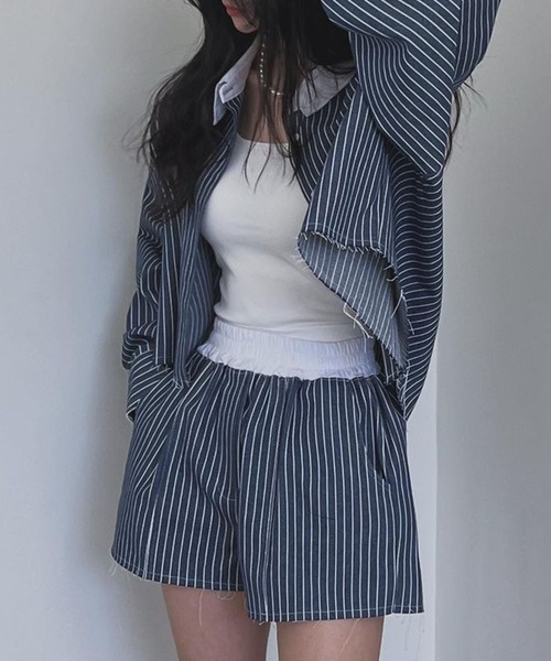 GLAMOROUS JANE（グラマラスジェーン） セットアップ ストライプシャツ