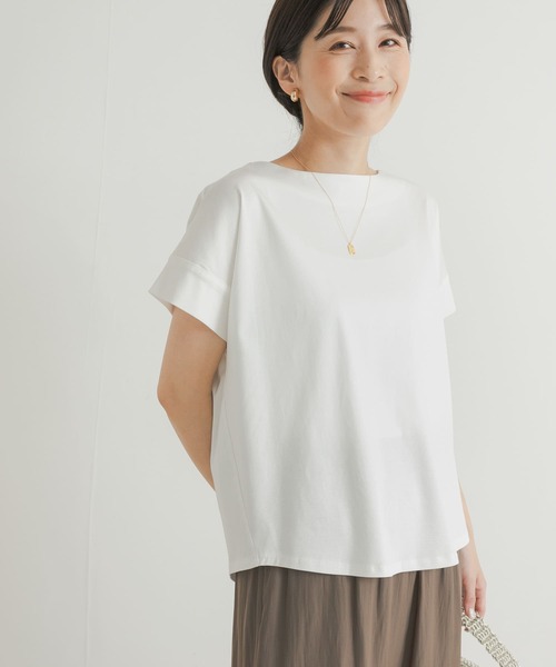 「URBAN RESEARCH DOORS」 半袖カットソー MEDIUM グリーン レディース_画像4