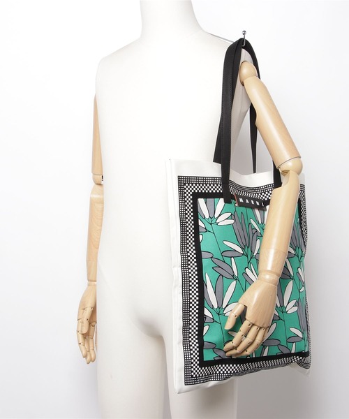 「MARNI MARKET」 トートバッグ FREE グリーン レディース_画像4