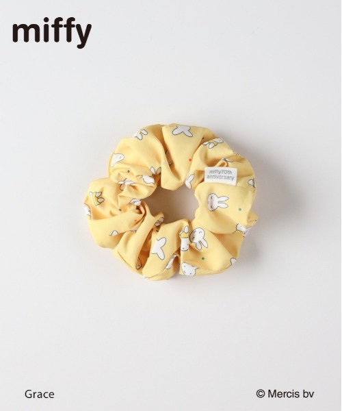 新品未使用品 M80266 シュシュ ナノグラム プラネット Right-on（ライトオン） シュシュ 「miffy」70周年限定 サガラ刺繍