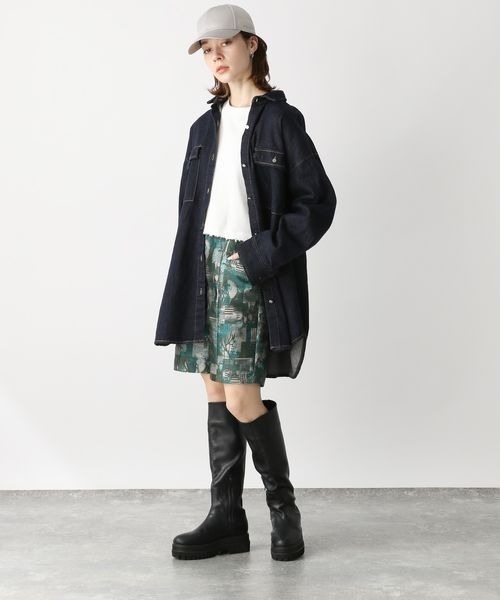 「JEANASIS」 ショートパンツ FREE グリーン系その他 レディース_画像5