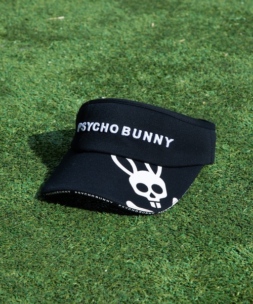 Psycho Bunny（サイコバニー） サンバイザー 「GOLF」アウトフレーム
