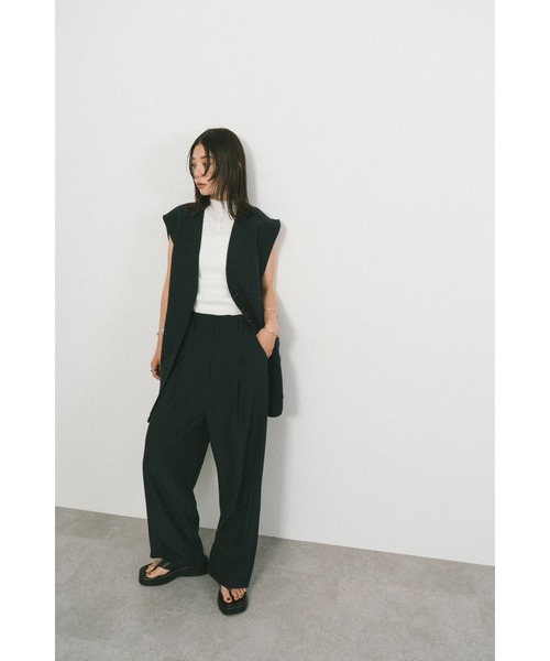 「HANNE」 スラックス SMALL ベージュ レディース_画像6